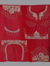 Red raw silk grand bridal lehenga choli collection