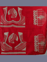Red luxury raw silk wedding lehenga choli