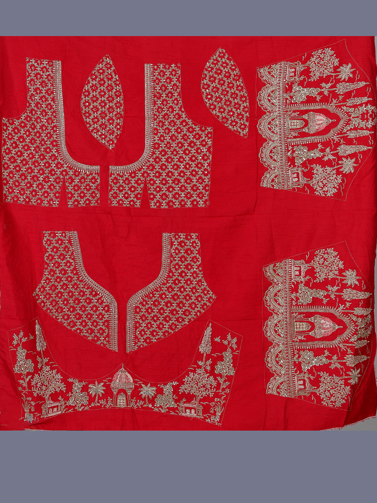 Red wedding wear designer lehenga choli with dupatta
