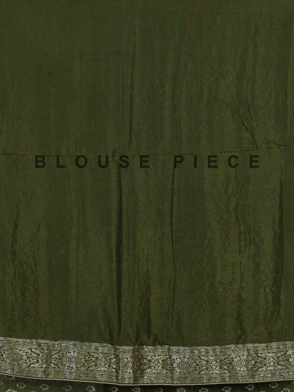 Green zari woven dola silk festive saree design