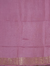 Light purple dola silk designer saree with festive shimmer work