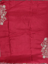 Light pink ziraf silk designer saree with luxurious embellishment work