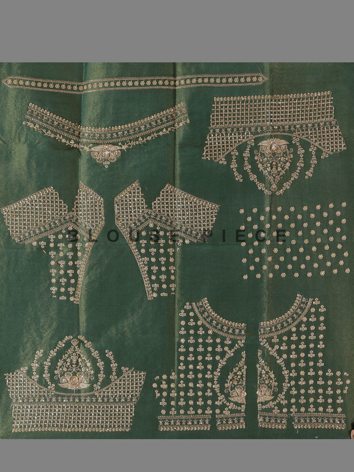 Pastel green silk unstitched wedding wear lehenga choli