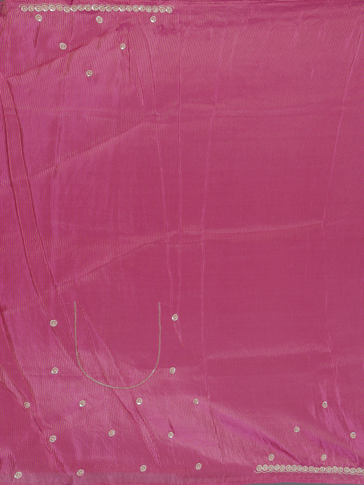 Designer rani pink festive dola tissue silk saree for women