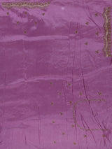 Premium lavender purple shaded tissue silk saree for women