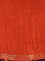 Luxury wine dola silk saree for reception and party wear