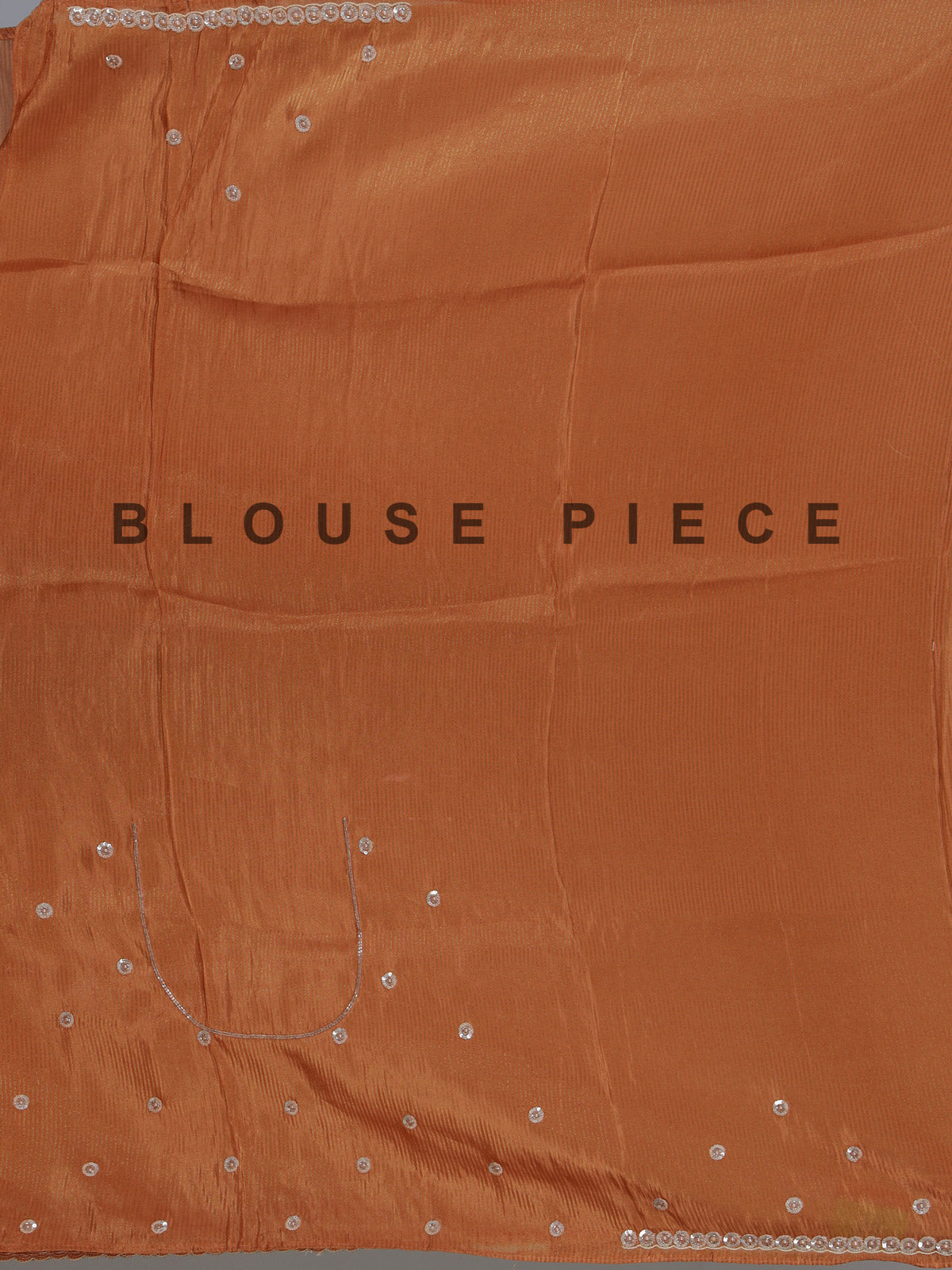 Rust orange shimmer dola silk saree for festive celebrations
