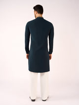 Rama blue terry rayon royal festive attire for men