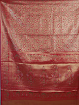 Rani pink art tissue kanjivaram heritage saree