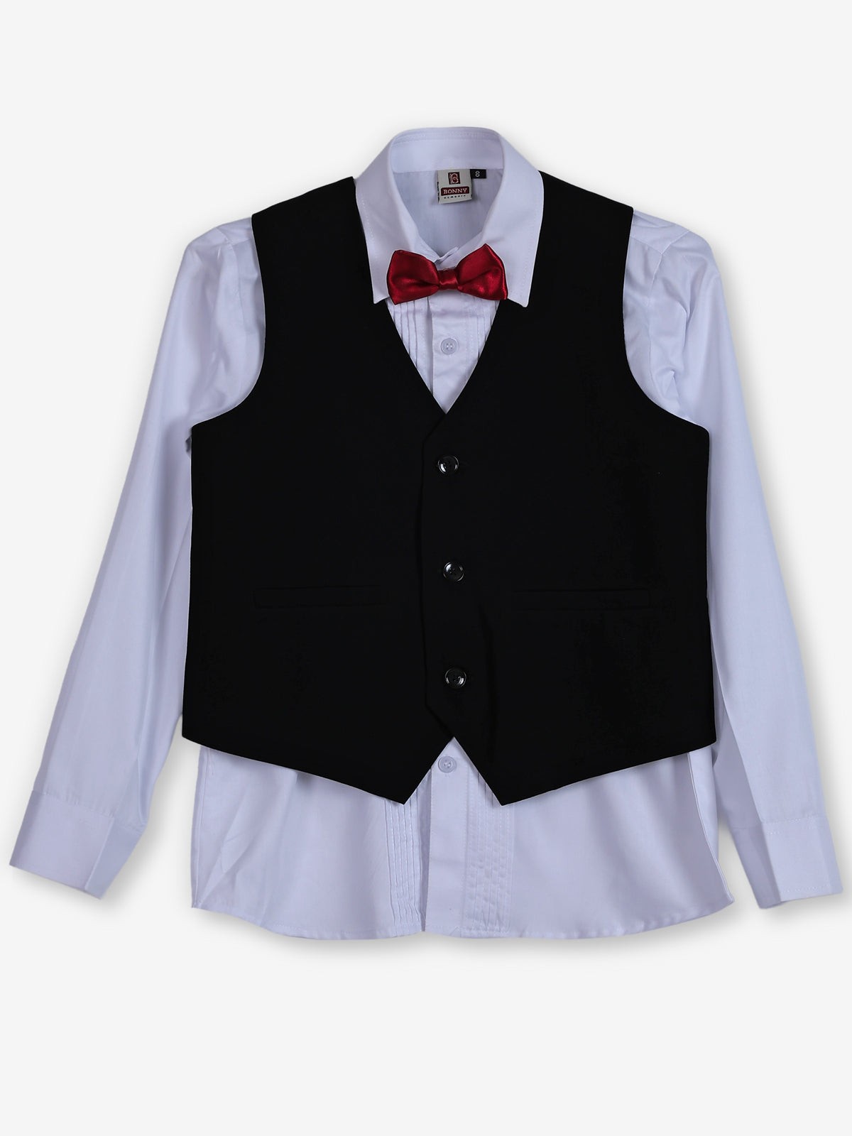 Black terry rayon boys coat suit for weddings