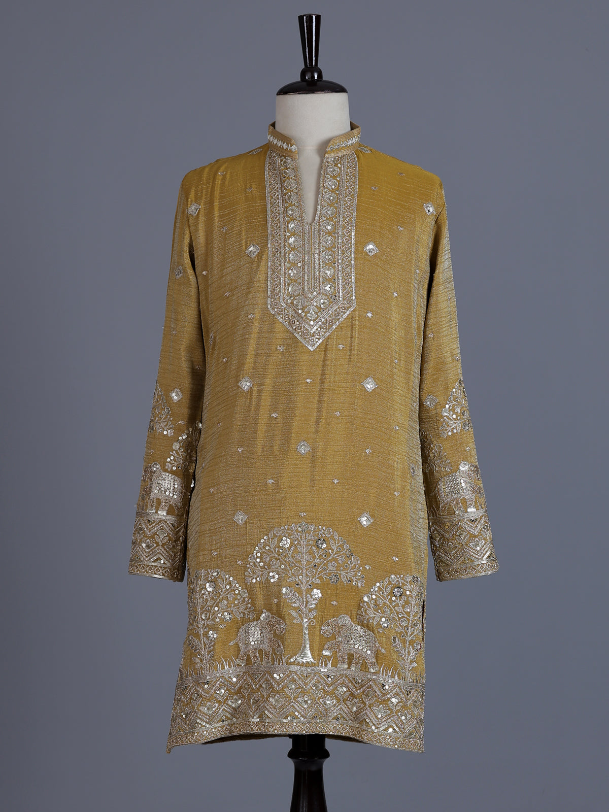 cream premium festive mens kurta pant
