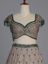 Blush pink luxury embroidered lehenga choli
