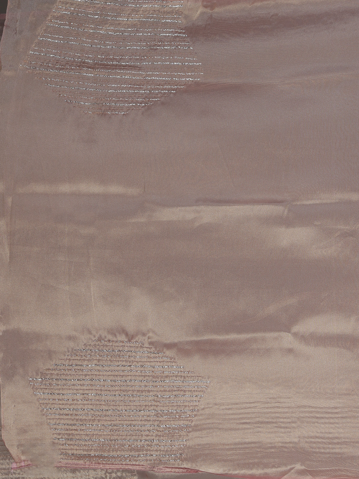 Onion pink metallic tissue silk saree women