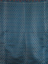 Blue women mughal meenakari zari saree