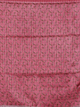 Pink women botanical vine zari saree