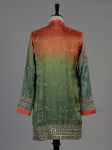 Pastel blue men abhla embellished kurta pajama