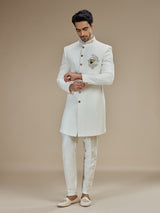 Off white men royal elephant indo western