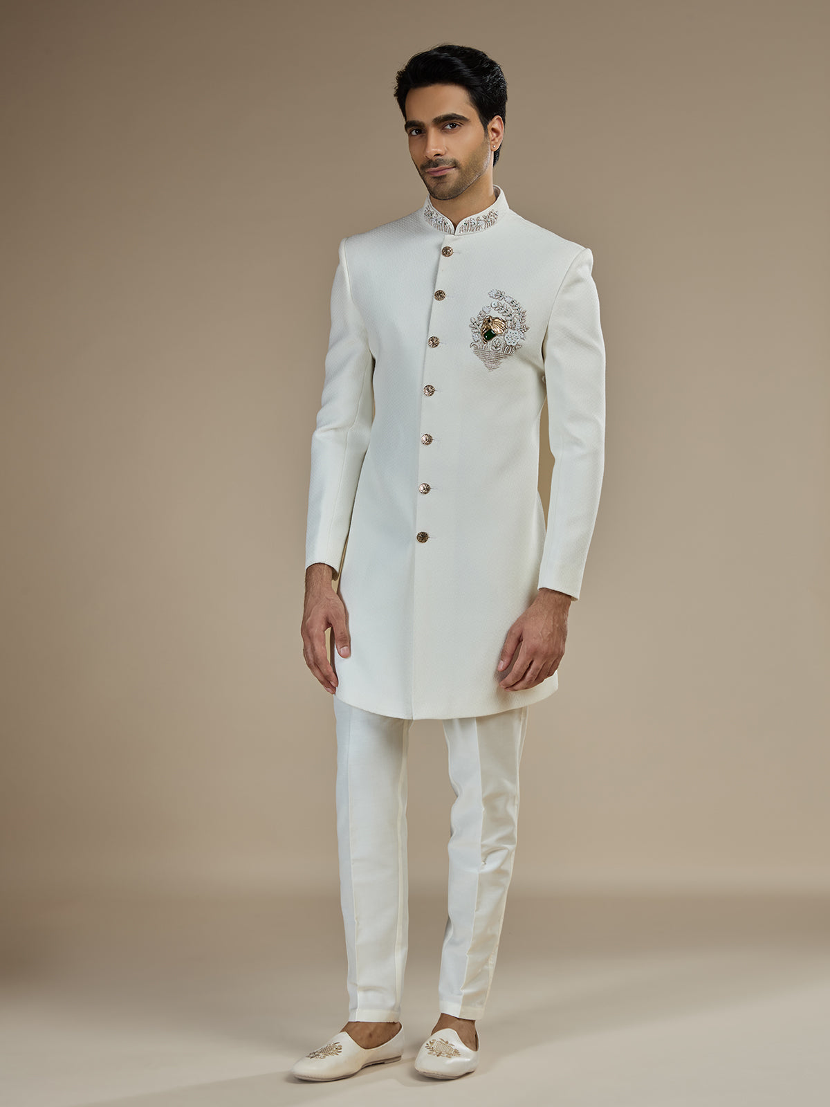 Off white men royal elephant indo western