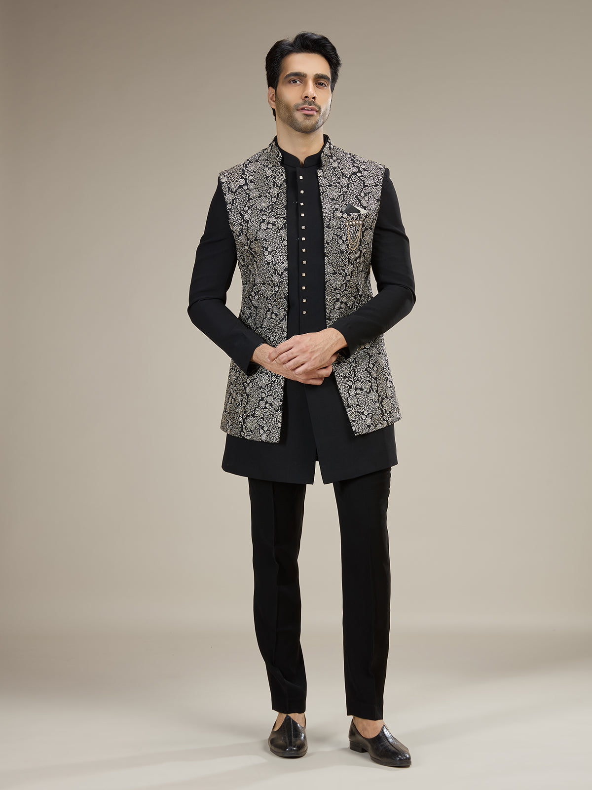 Black men kashmiri bundi indo western
