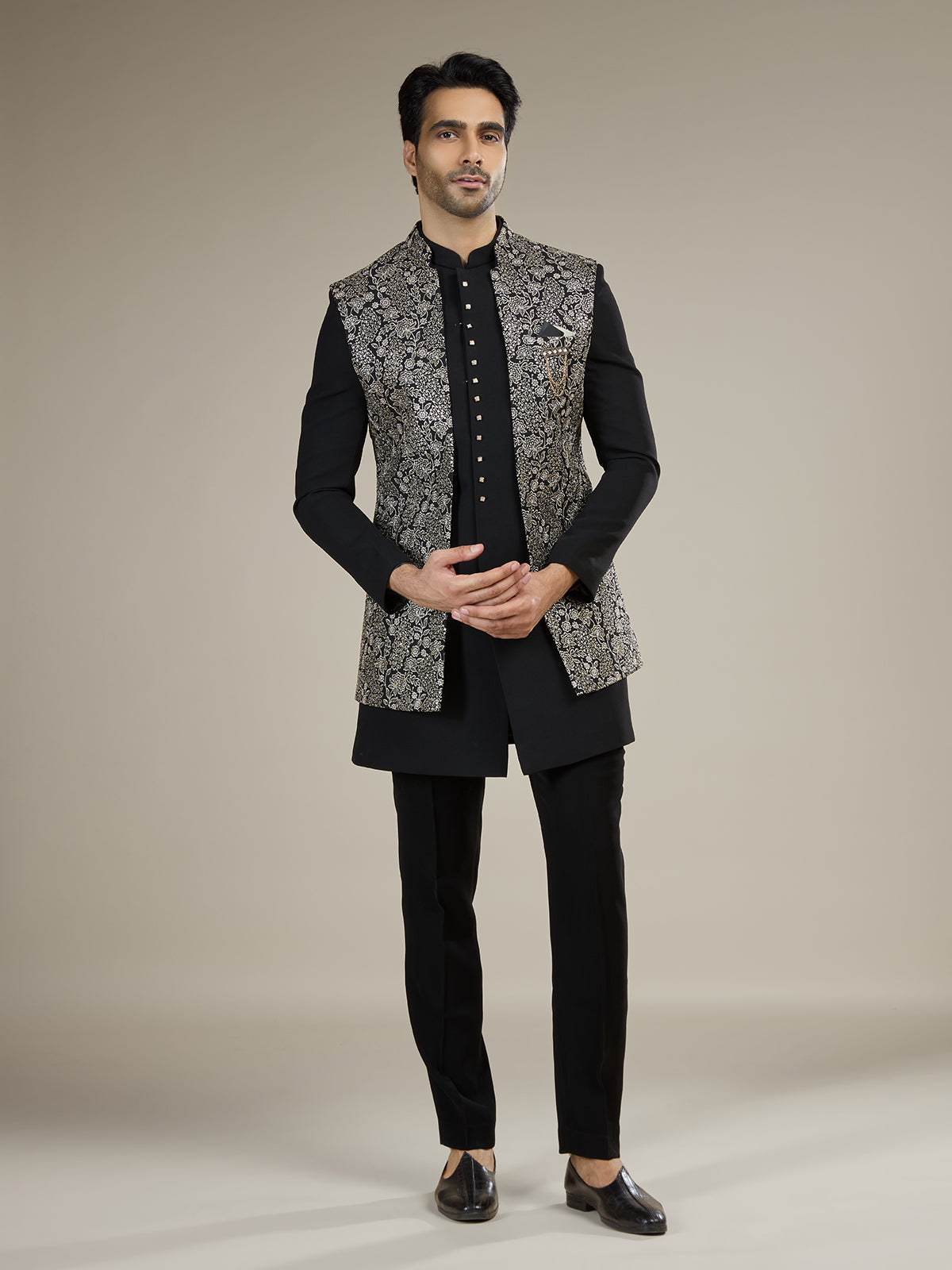 Black men kashmiri bundi indo western