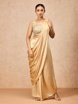 Champagne gold women designer lehenga choli