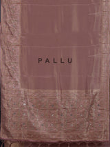 Onion pink silk saree with graceful traditional pallu tassels