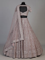 Mauve purple womens shimmer sequin lehenga