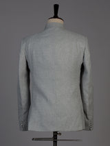 Grey mens royal medallion jodhpuri suit