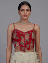 Glamorous rani pink silk lehenga choli with exquisite detailing