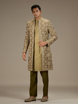 Mehendi mens premium indo western jacket