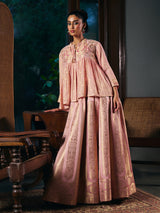 Onion pink womens indo western lehenga choli