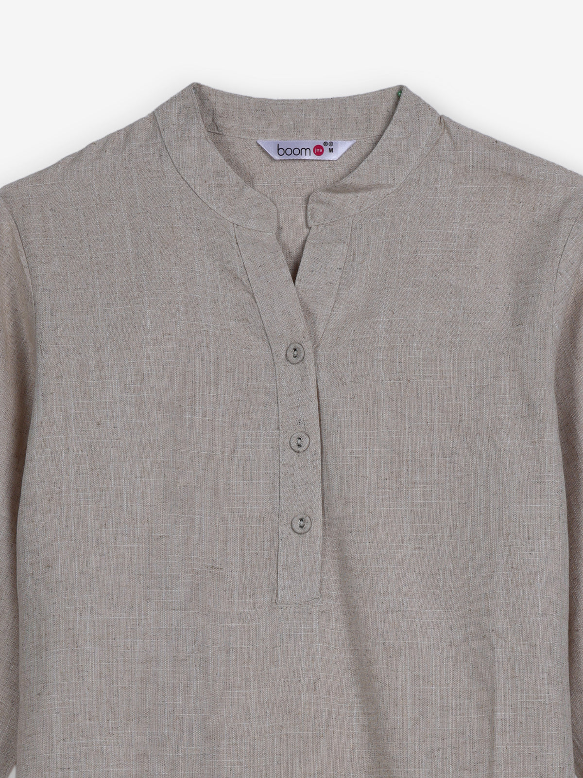 Beige womens classic short kurti