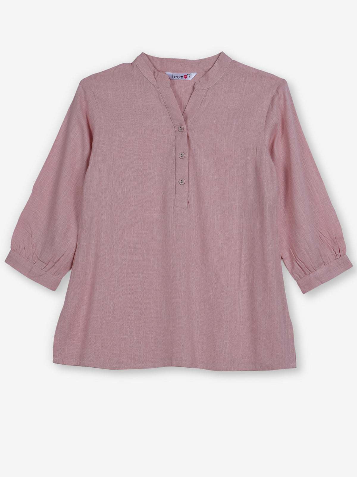Light pink womens feminine short kurti