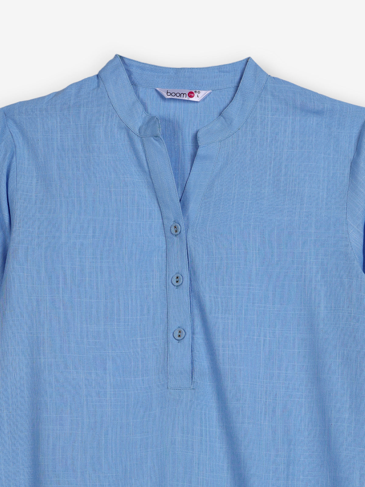Sky blue womens breezy short kurti