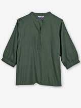 Pista green womens chic short kurti