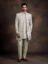 Pista green regal mens indo western