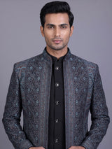 Black couture mens indo western