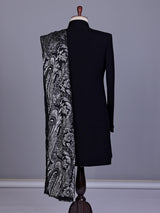 Black zardosi luxury mens indo western
