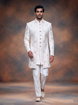 White cypress heritage mens indo western