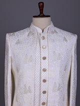 White cypress heritage mens indo western