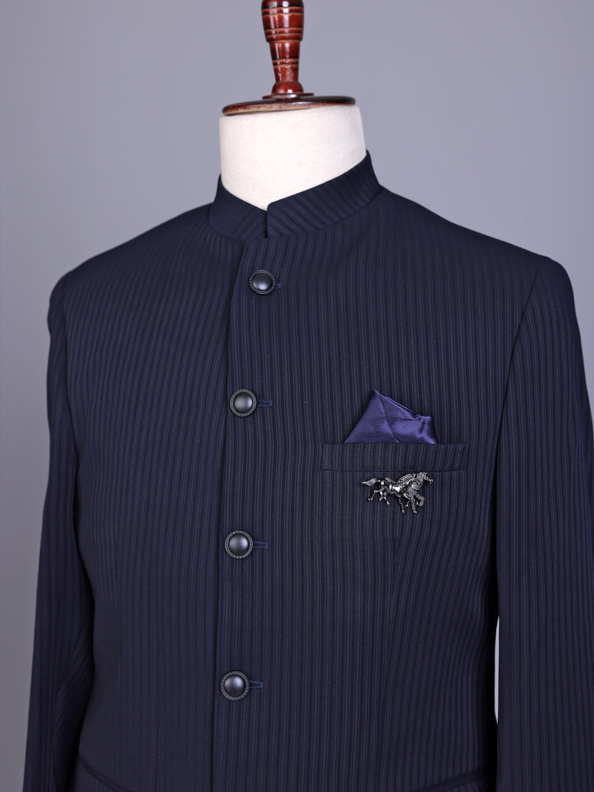 Blue statement mens jodhpuri suit