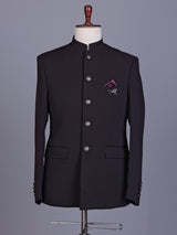 Black classic mens jodhpuri suit