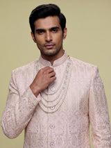 Off white regal mens sherwani with dupatta