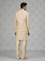 Light gold regal mens waistcoat set