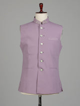 Dusty lavender designer mens waistcoat