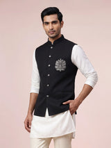 Black royal mens waistcoat