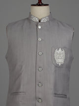 Grey classic mens waistcoat