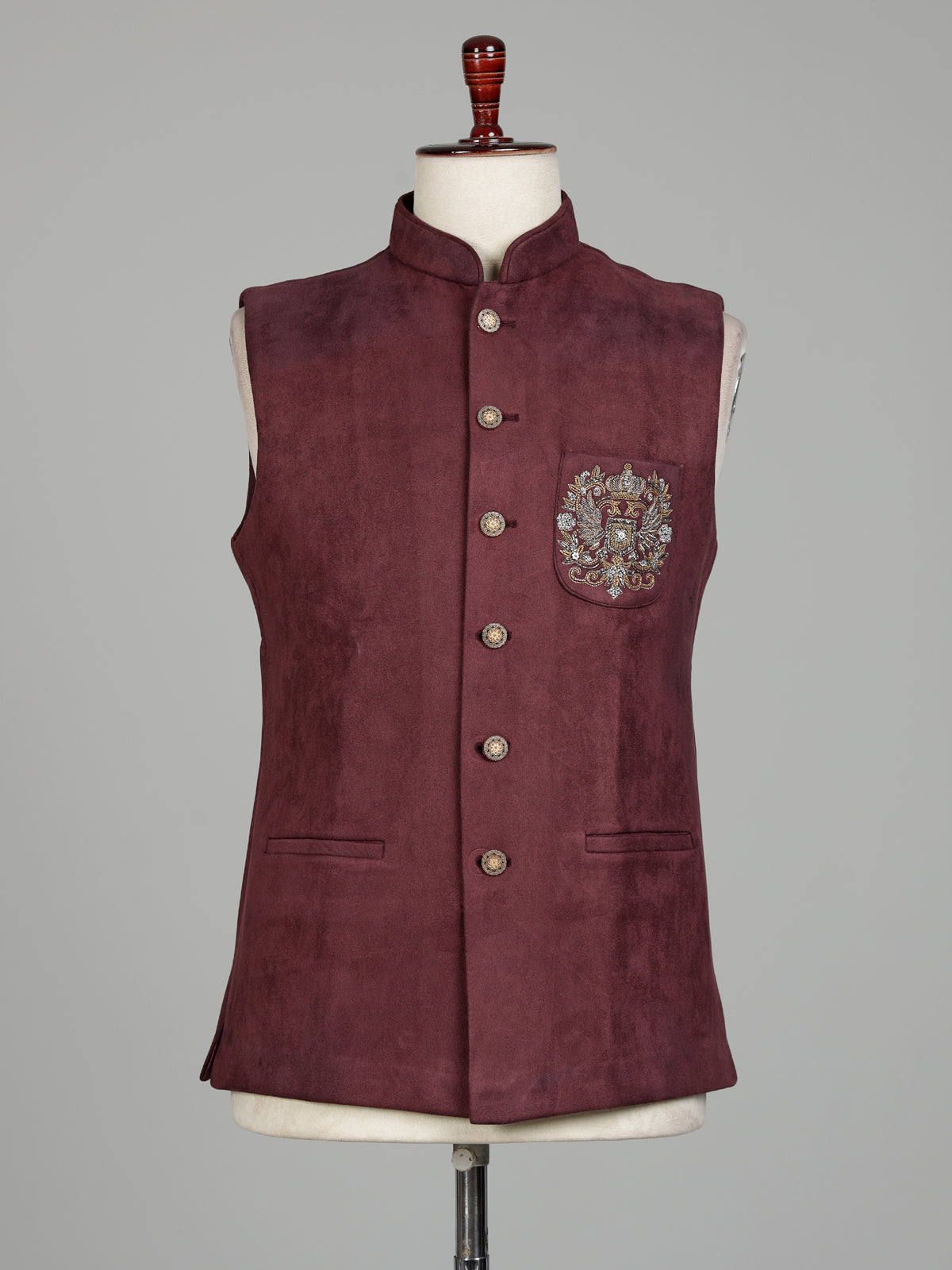 Wine heritage mens waistcoat