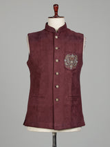 Wine heritage mens waistcoat