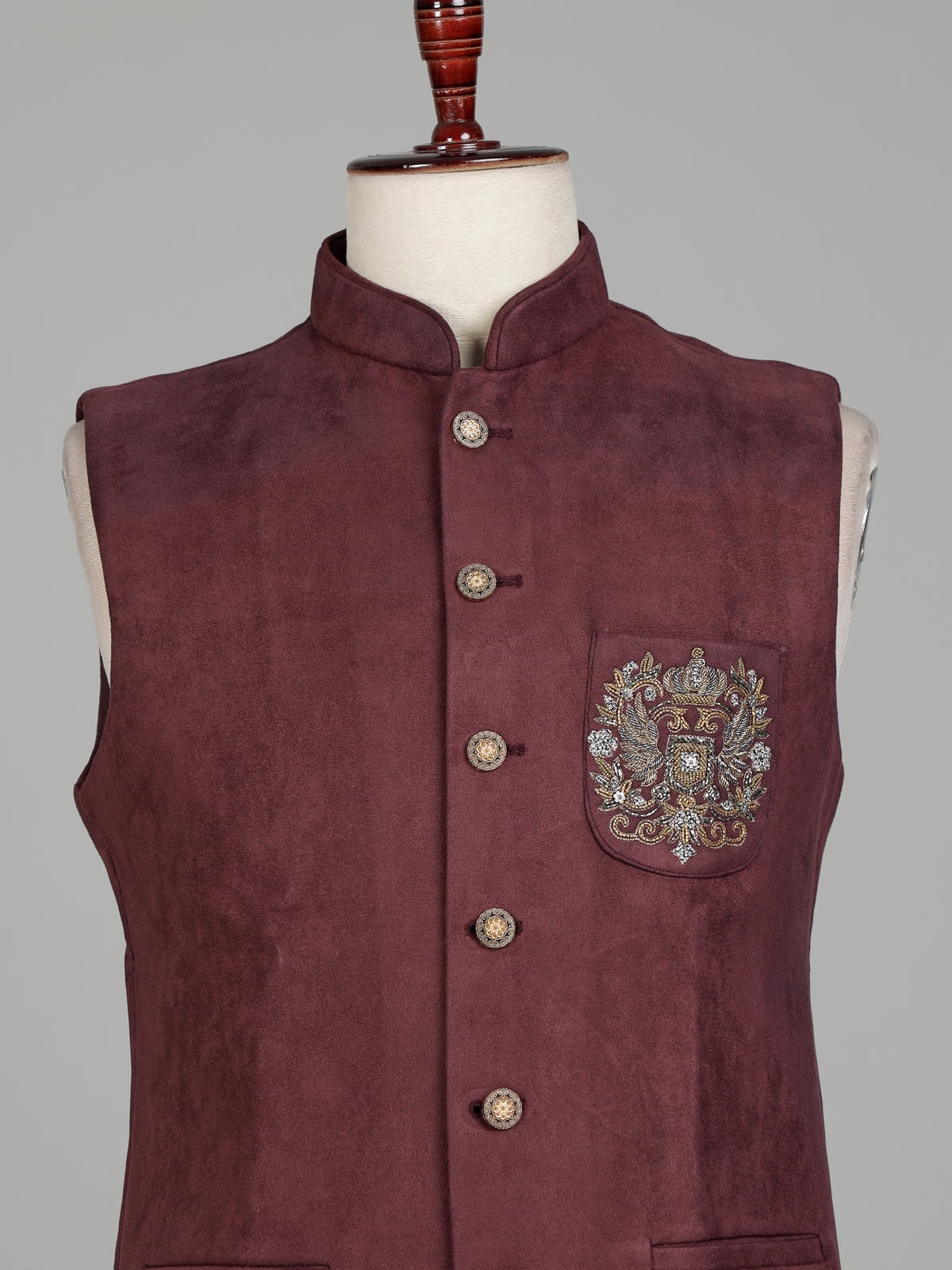 Wine heritage mens waistcoat